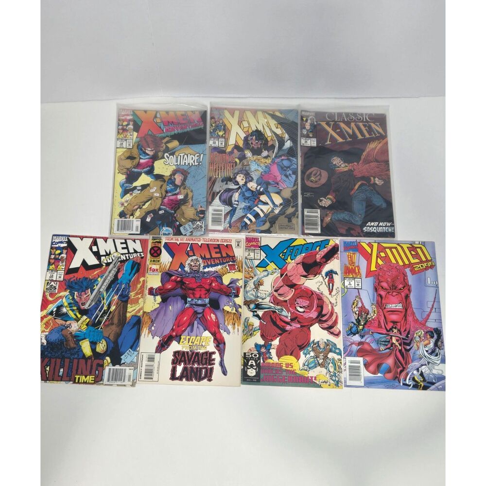 Marvel Retro X-Men Comic Book Reader Lot | Fair Condition 7 Issue Bundle